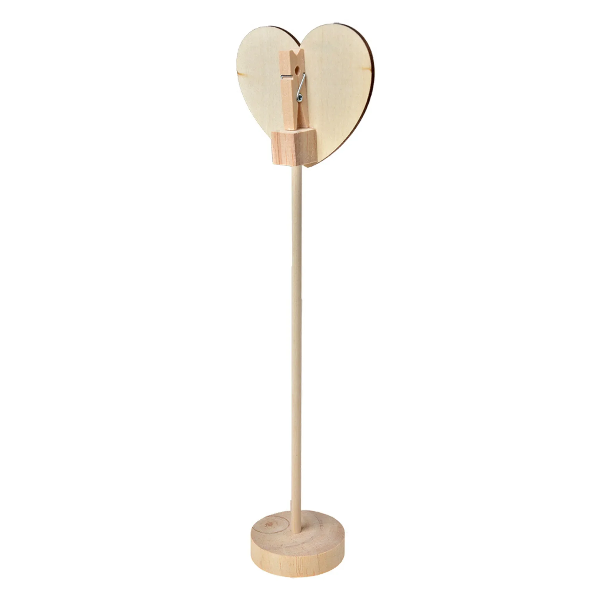 Kreidetafel auf Holzständer – 8 × 5 × 27 cm